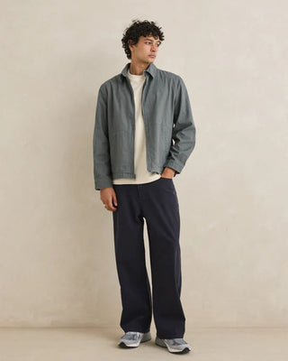 Rhythm Awake Herringbone Jacket - Charcoal