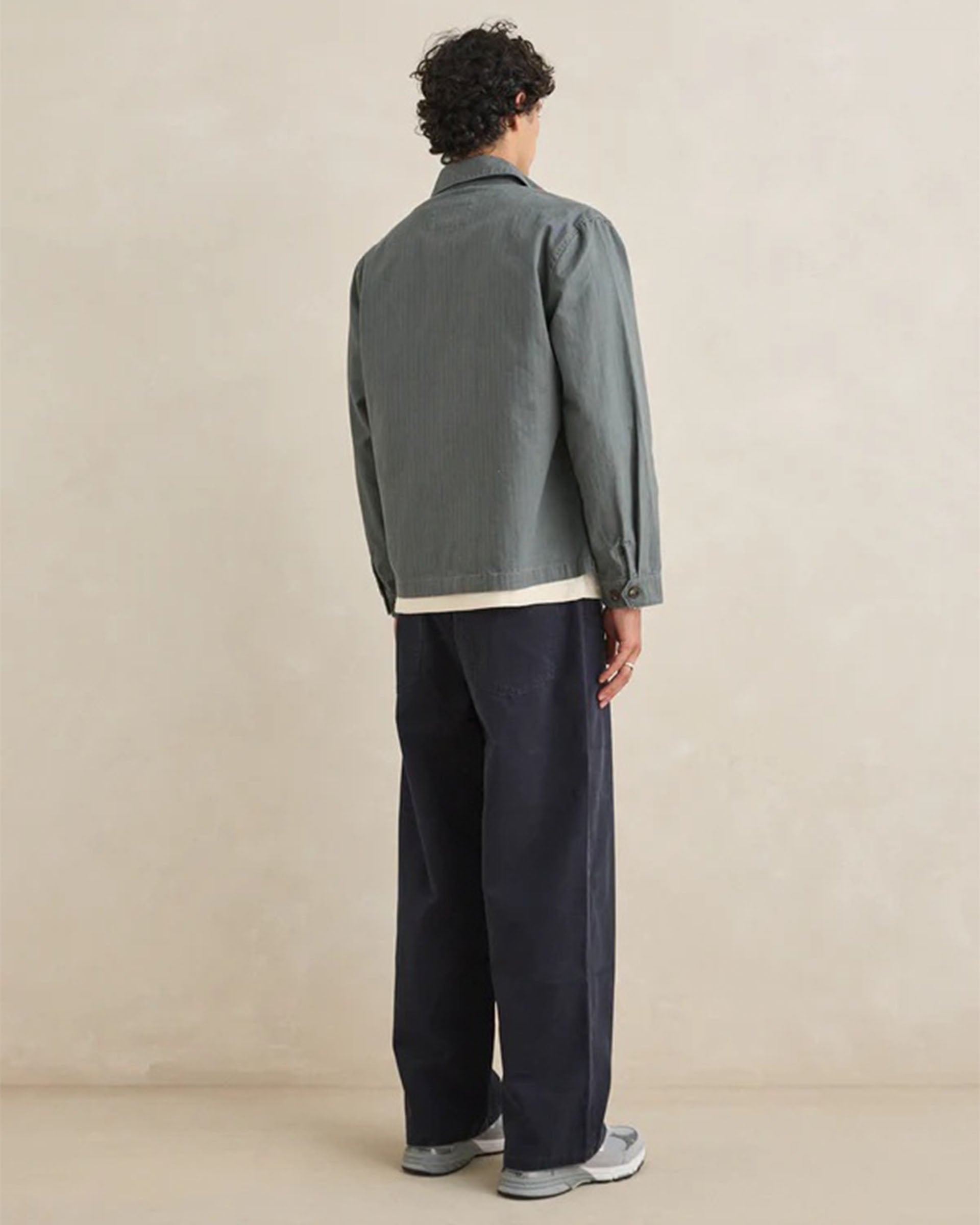 Rhythm Awake Herringbone Jacket - Charcoal
