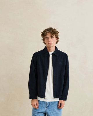 Rhythm Awake Herringbone Jacket - Navy