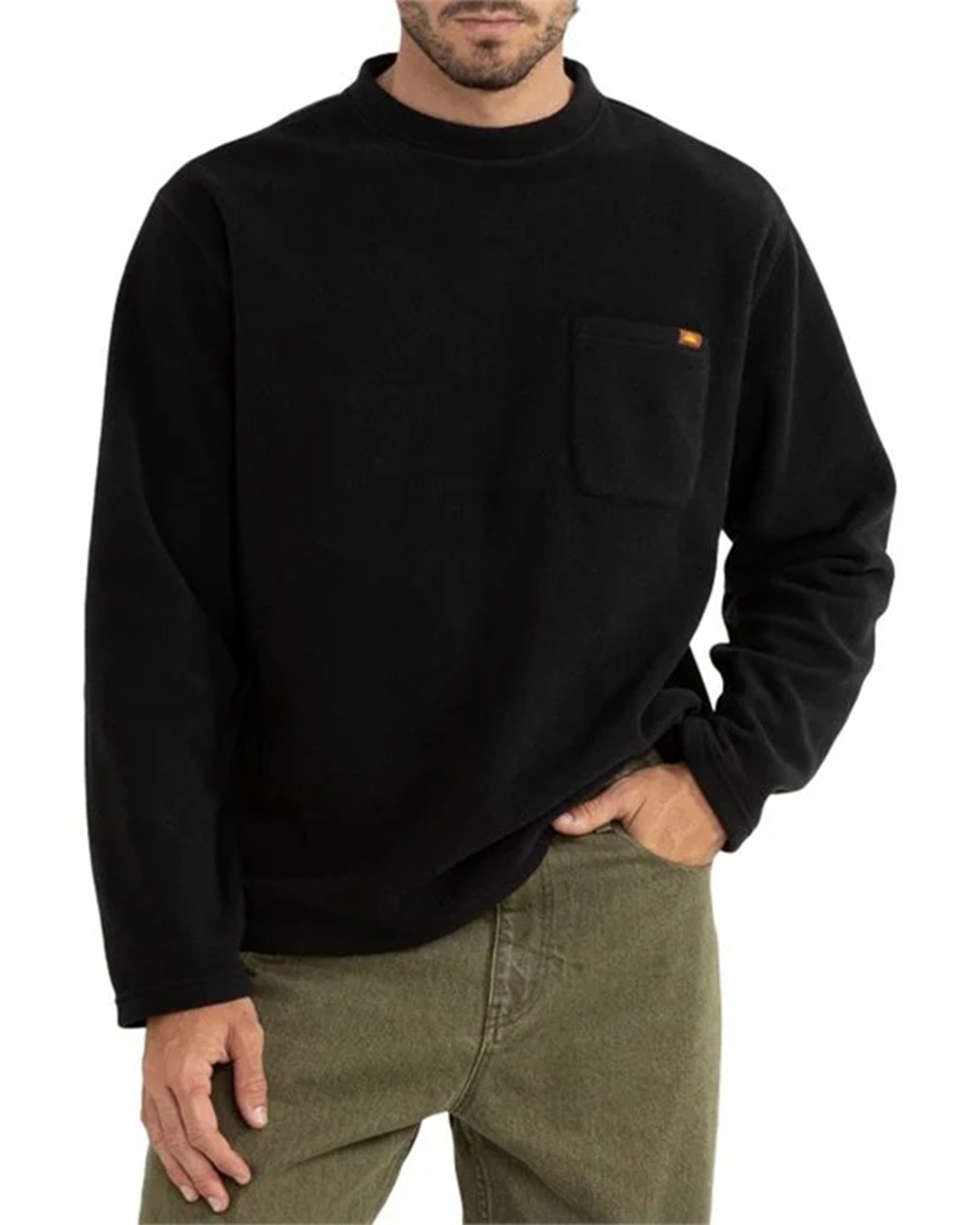 Awake Polar L/S Fleece - Black