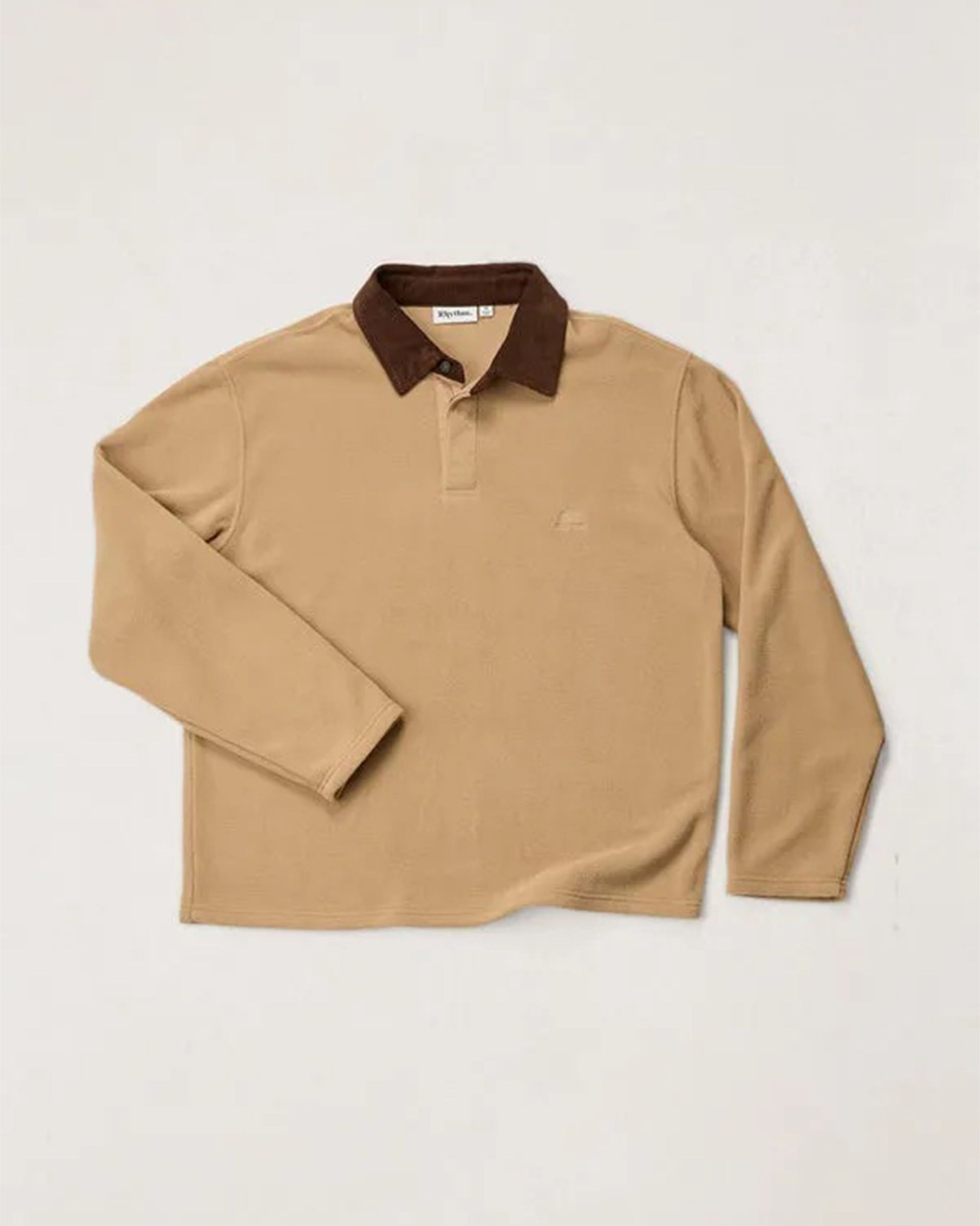 Rhythm Awake Polar Fleece Polo - Tobacco