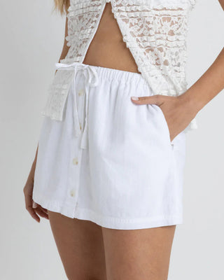 Rhythm Women's Beach Side Skort - White