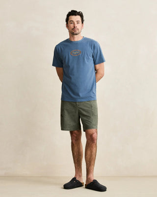 Rhythm Botanica Vintage Short Sleeve T-Shirt - Navy