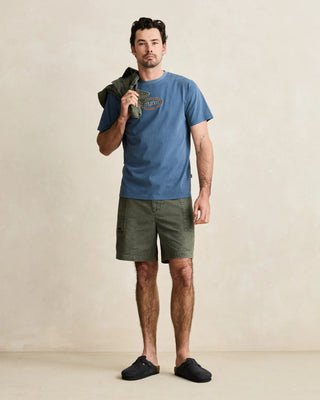 Rhythm Botanica Vintage Short Sleeve T-Shirt - Navy