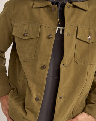 Rhythm Brushed Twill Trucker - Olive