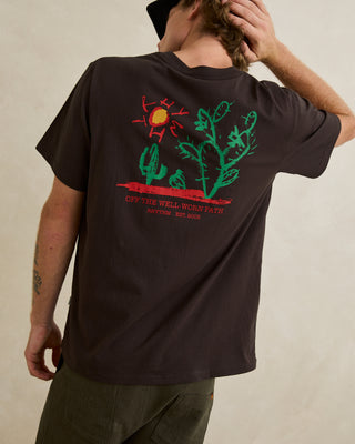 Rhythm Cactus Short Sleeve T-Shirt - Black