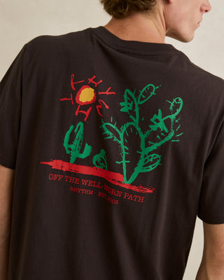 Rhythm Cactus Short Sleeve T-Shirt - Black