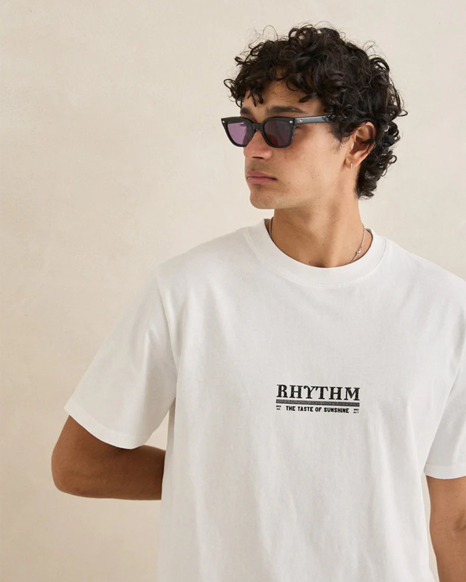 Rhythm Cactus Vintage Short Sleeve T-Shirt - Vintage White