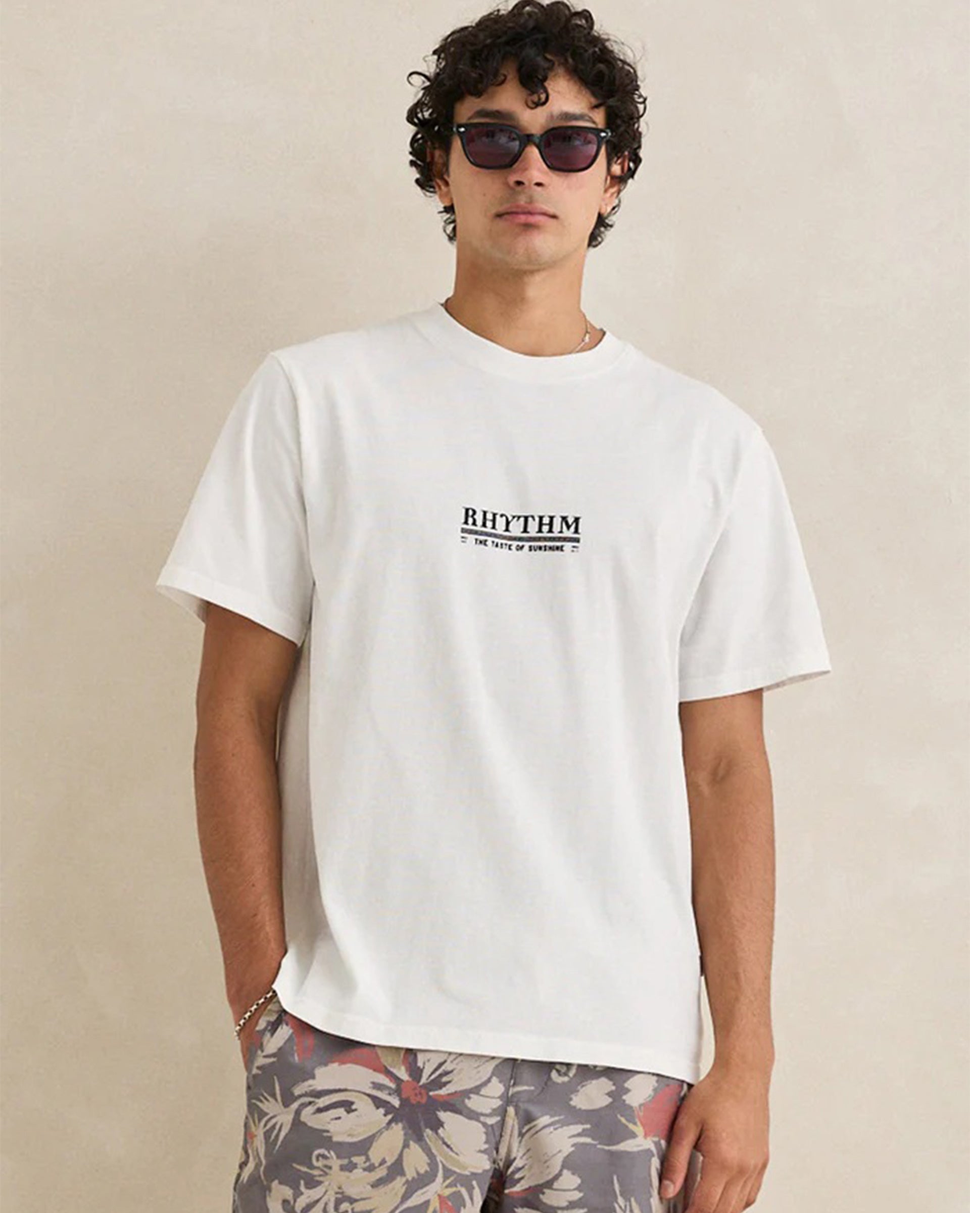 Rhythm Cactus Vintage Short Sleeve T-Shirt - Vintage White
