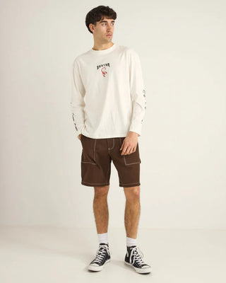 Rhythm Carpenter Canvas Shorts - Chocolate