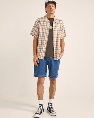 Rhythm Check Short Sleeve Shirt - Natural