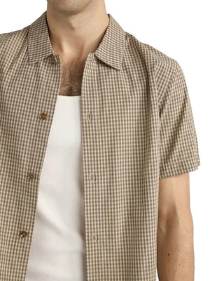 Rhythm Check Short Sleeve Shirt - Sand