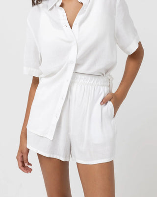 Rhythm Women's Classic Beach Short - White