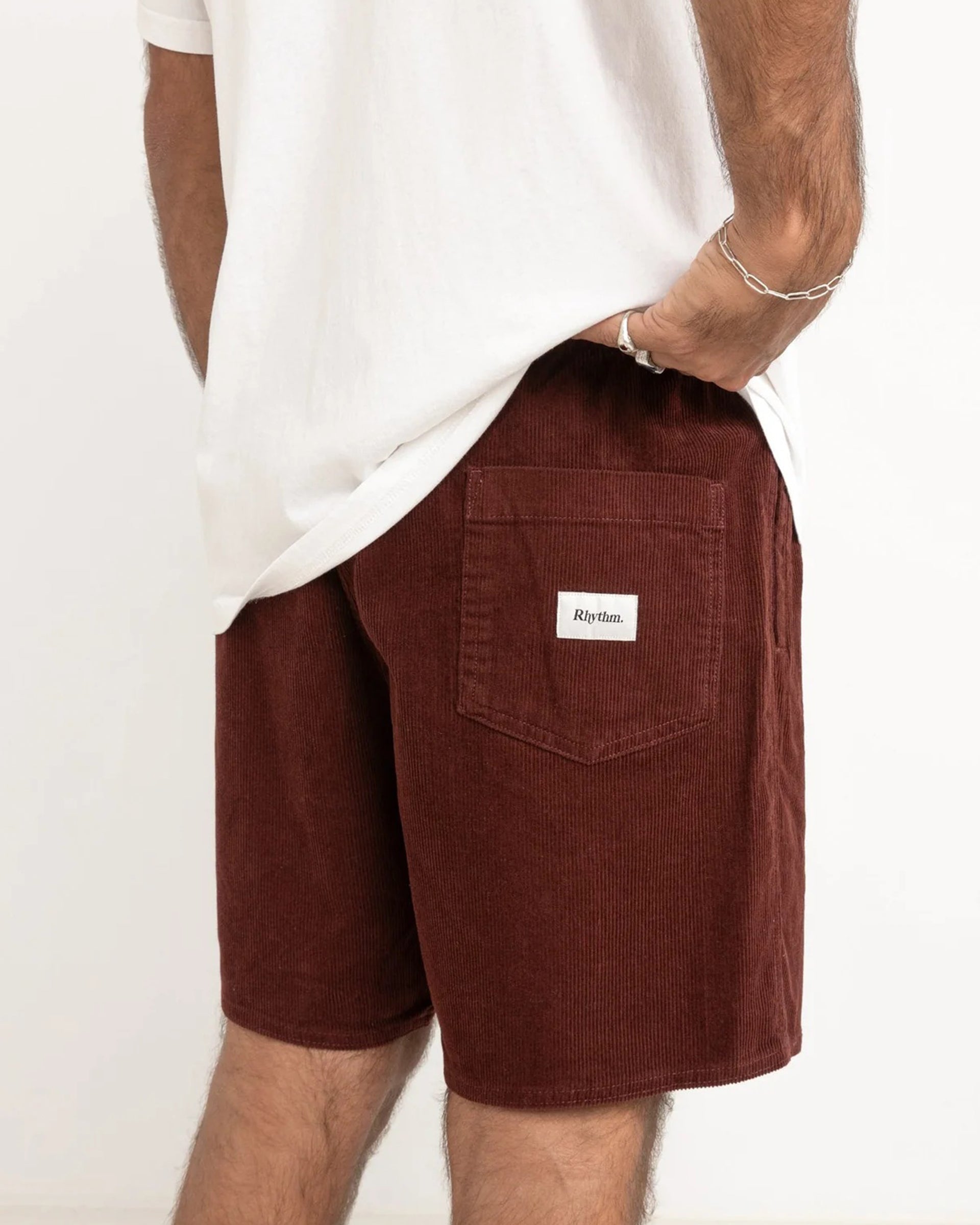 Rhythm Classic Cord Jam Shorts - Merlot