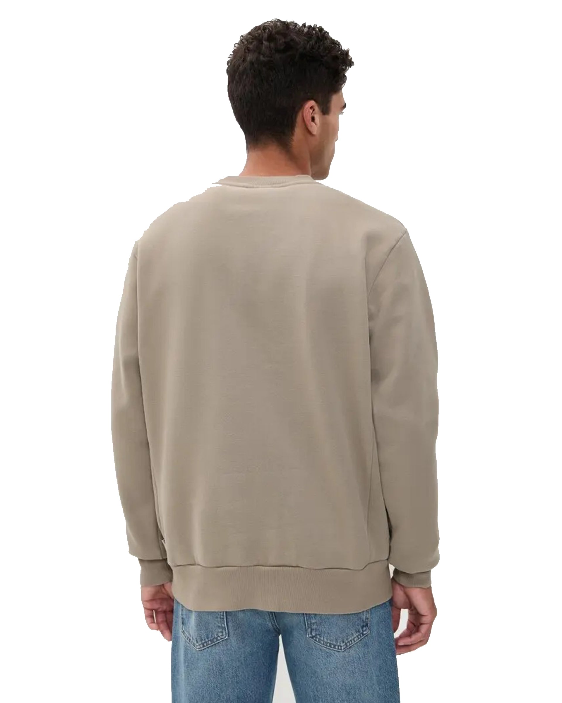 Rhythm Classic Fleece Crewneck - Stone