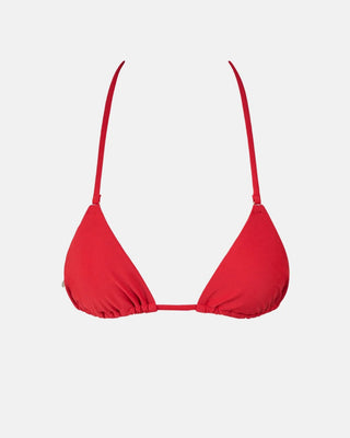 Rhythm Women's Classic Slide Tri Bikini Top - Cherry