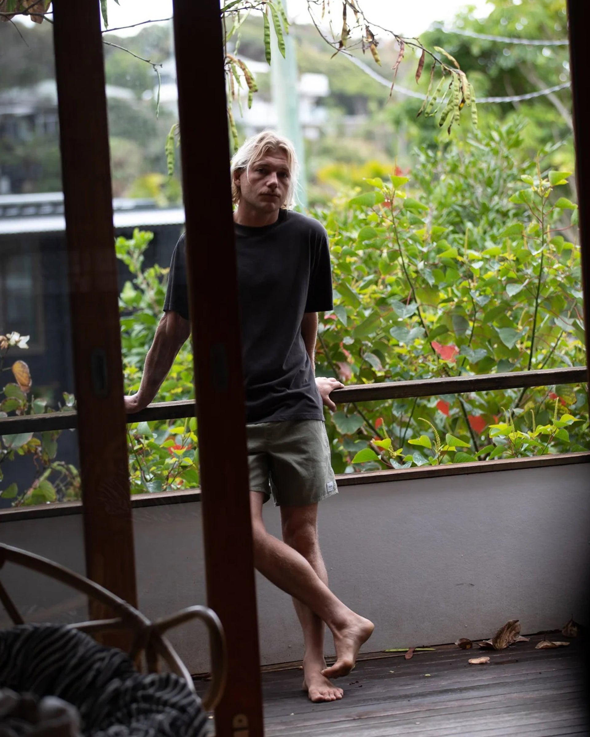 Rhythm Classic Vintage Short Sleeve T-Shirt - Vintage Black