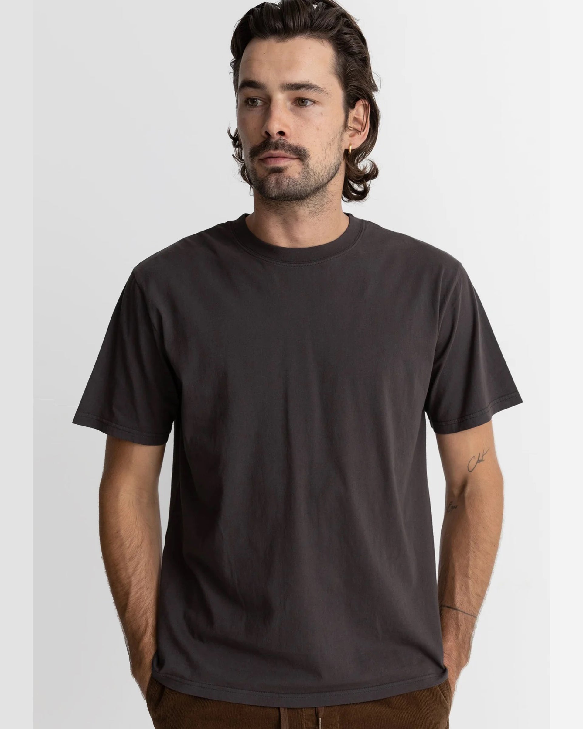 Rhythm Classic Vintage Short Sleeve T-Shirt - Vintage Black