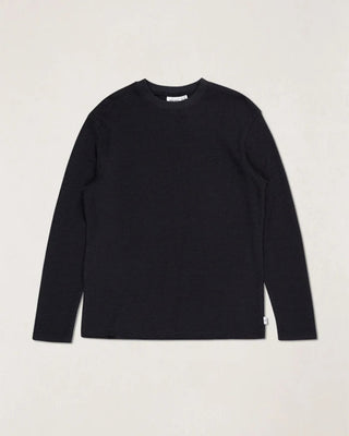 Rhythm Classic Waffle Knit Shirt - Black