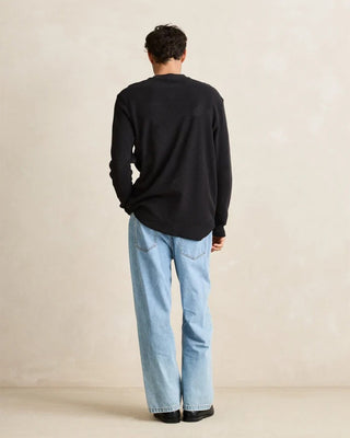 Rhythm Classic Waffle Knit Shirt - Black