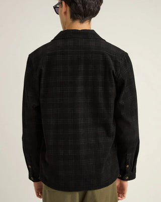 Rhythm Cord Check Overshirt - Black