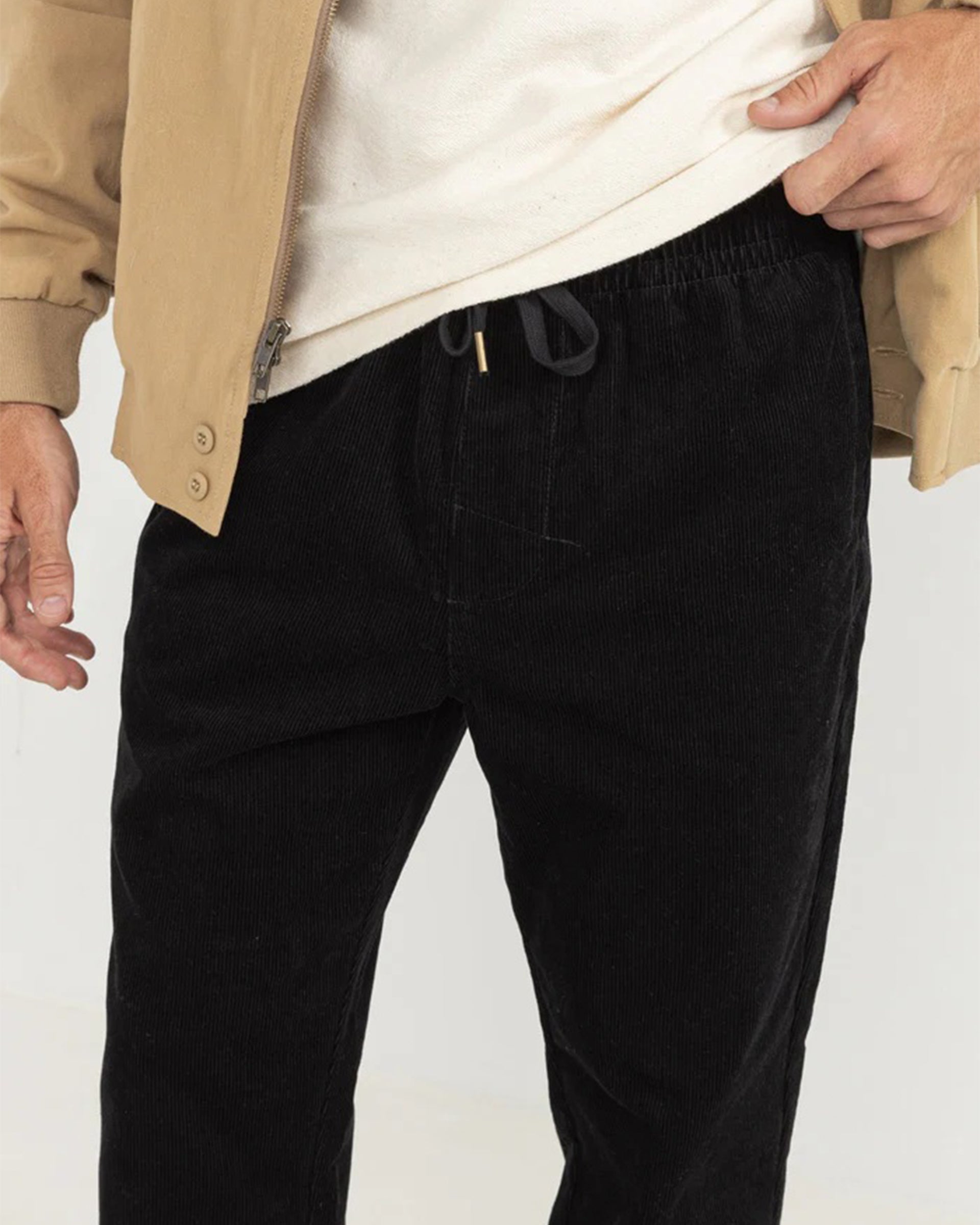 Rhythm Cord Jam Pant - Black