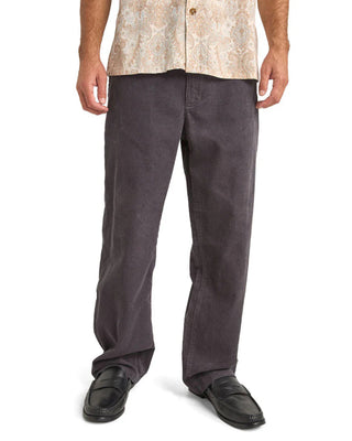 Rhythm Cord Trouser Pants - Charcoal