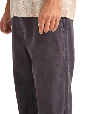 Rhythm Cord Trouser Pants - Charcoal