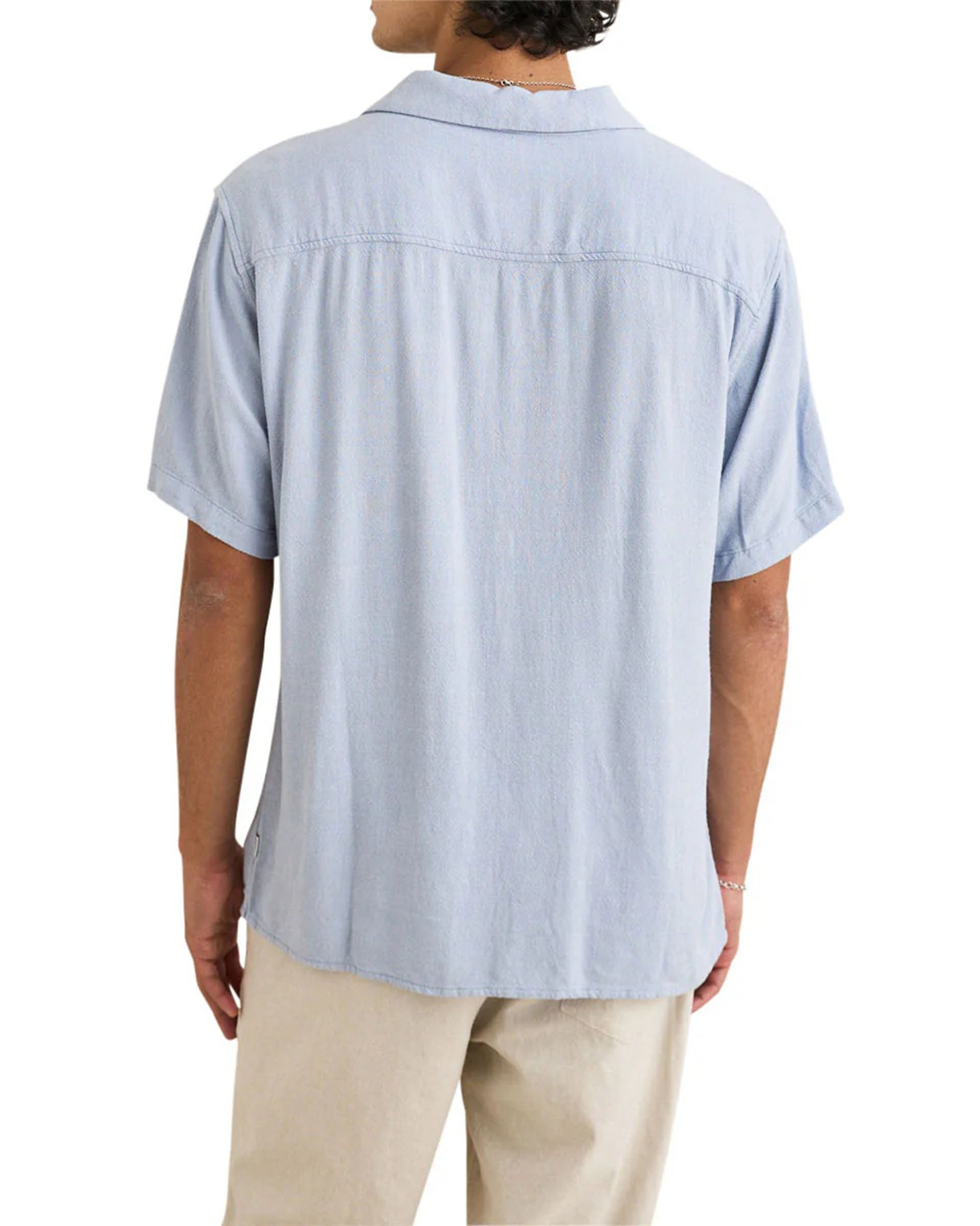 Rhythm Daytona Short Sleeve Shirt - Sky