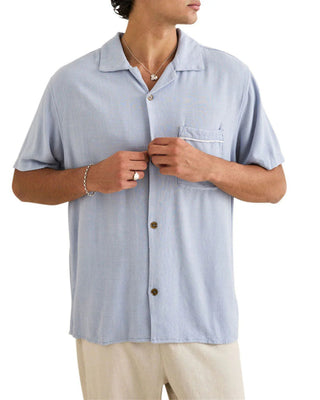 Rhythm Daytona Short Sleeve Shirt - Sky