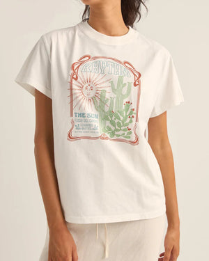 Rhythm Women's Del Camino Band Short Sleeve T-Shirt - White