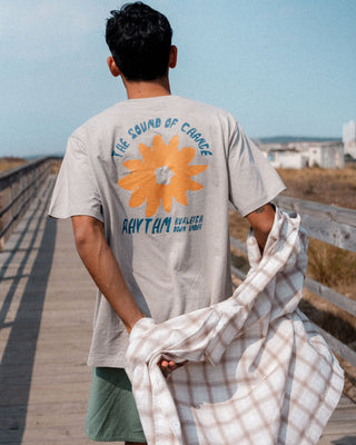 Rhythm Down Under Slub Short Sleeve T-Shirt - Stone