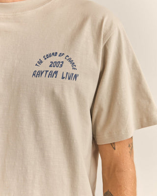 Rhythm Down Under Slub Short Sleeve T-Shirt - Stone