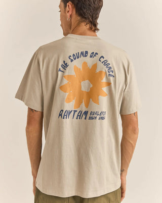 Rhythm Down Under Slub Short Sleeve T-Shirt - Stone