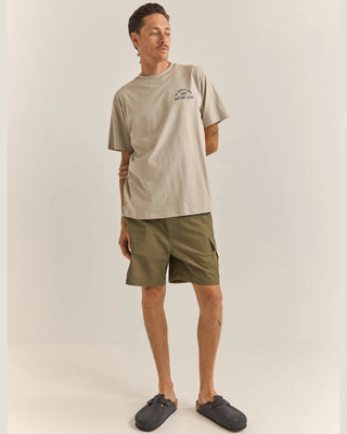 Rhythm Down Under Slub Short Sleeve T-Shirt - Stone
