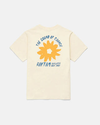 Rhythm Down Under Slub Short Sleeve T-Shirt - Cream