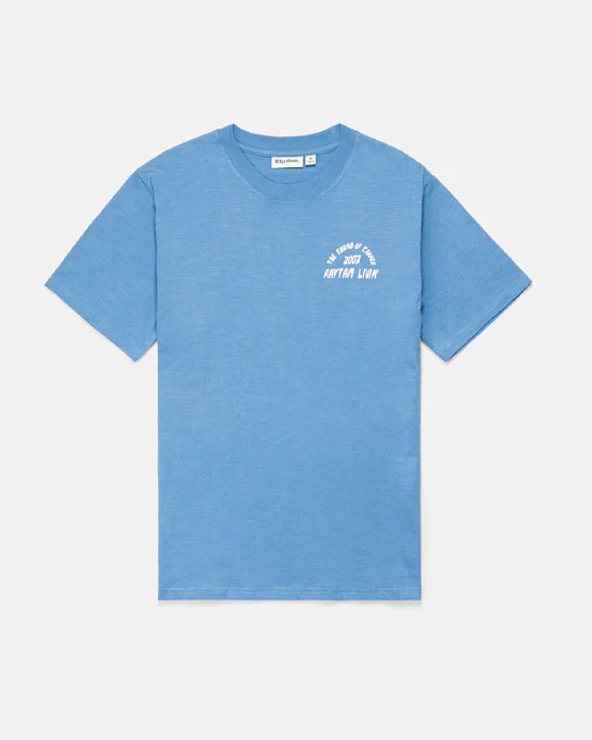 Rhythm Down Under Slub Short Sleeve T-Shirt - Sea Blue