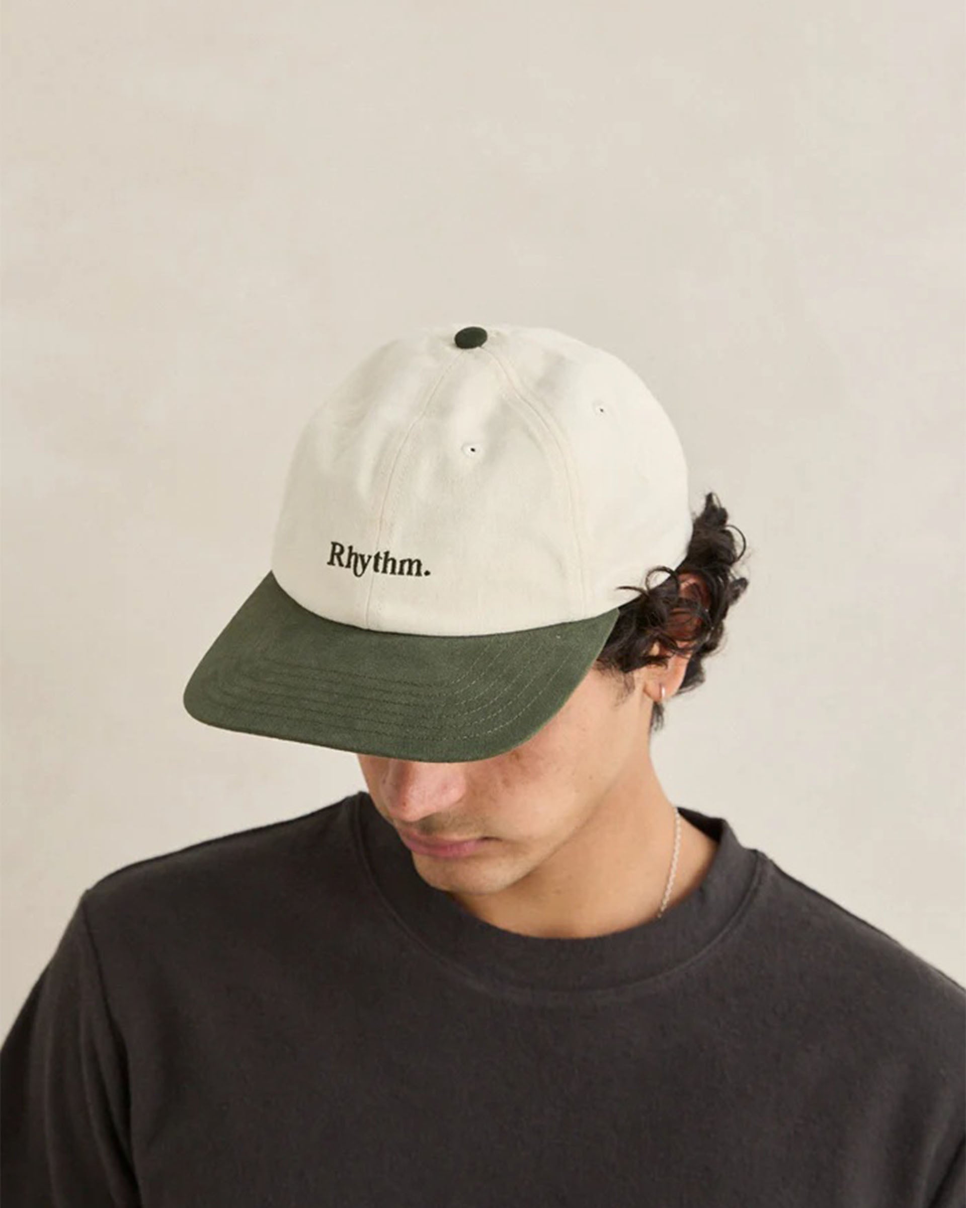 Rhythm Essential Brushed Twill Cap - Stone