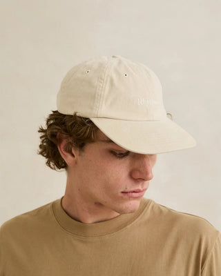 Essential Brushed Twill Cap - Stone 2