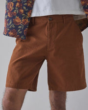 Rhythm Essential Herringbone Short - Brown