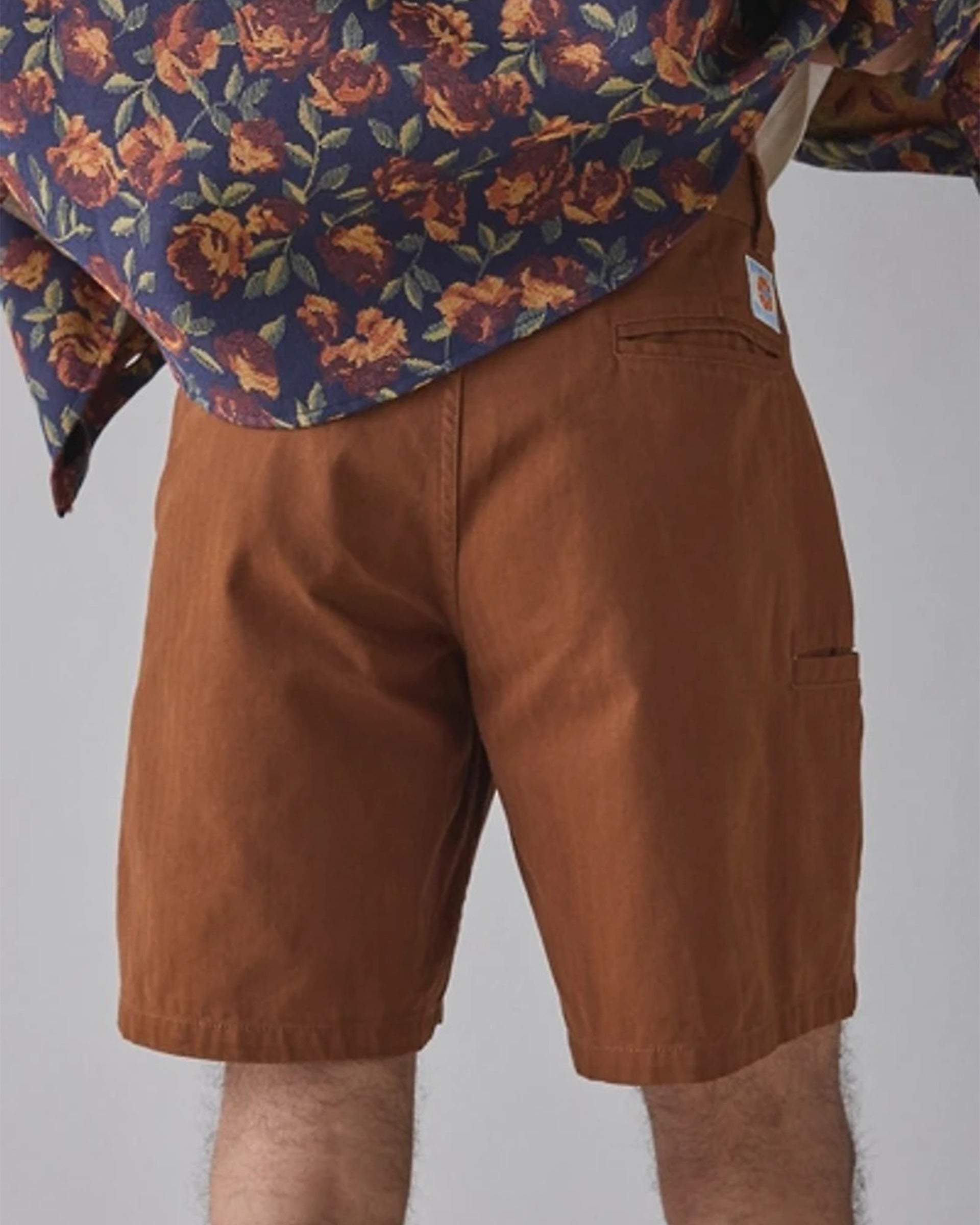 Rhythm Essential Herringbone Short - Brown