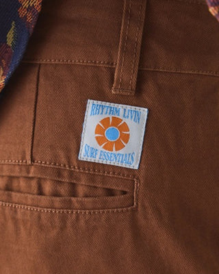 Rhythm Essential Herringbone Short - Brown