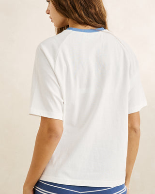 Rhythm Women's Fish Raglan T-Shirt - White