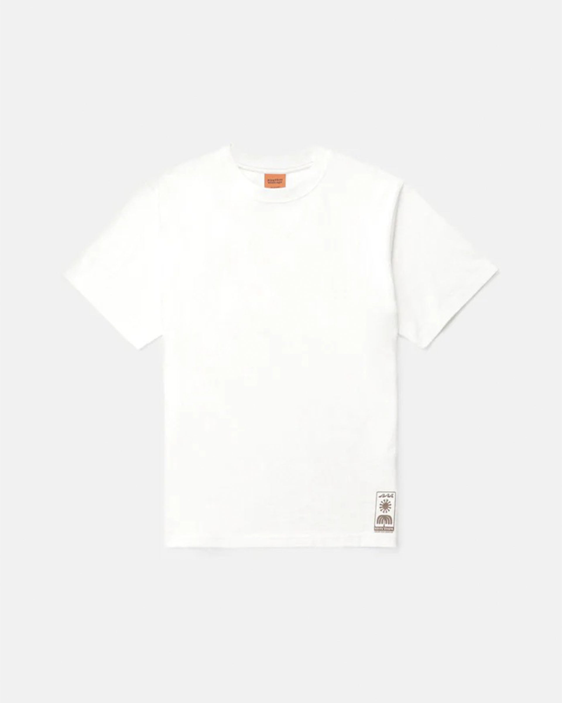Rhythm Flagship Vintage Short Sleeve T-Shirt - Ecru