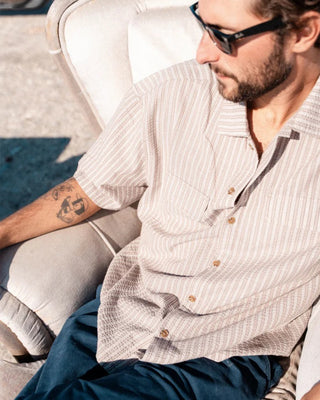 Rhythm Floragraph Short Sleeve Shirt - Incense