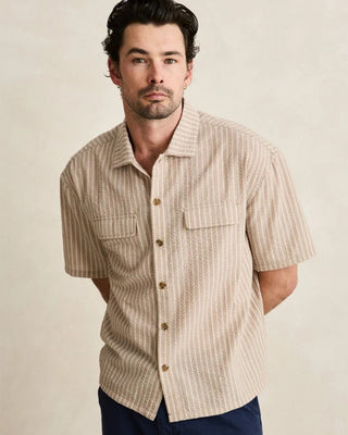 Rhythm Floragraph Short Sleeve Shirt - Incense