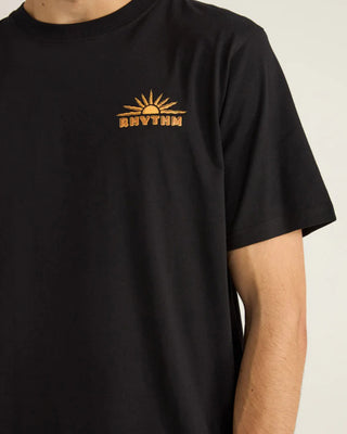 Rhythm Frame Short Sleeve T-Shirt - Vintage Black