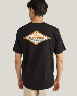Rhythm Frame Short Sleeve T-Shirt - Vintage Black