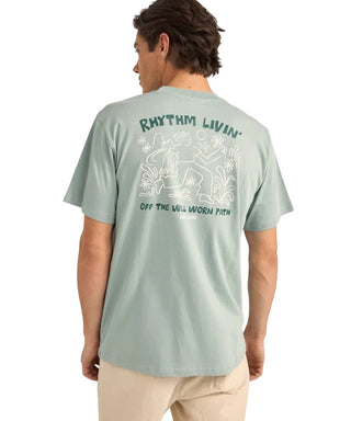 Rhythm Freedom Short Sleeve T-Shirt - Seafoam