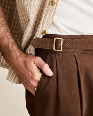 Rhythm Ghurka Pant - Brown